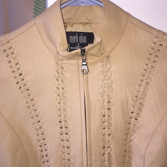 Mark Alan shell color leather jacket - Picture 5 of 5